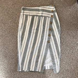 urban outfitters striped skirt size S